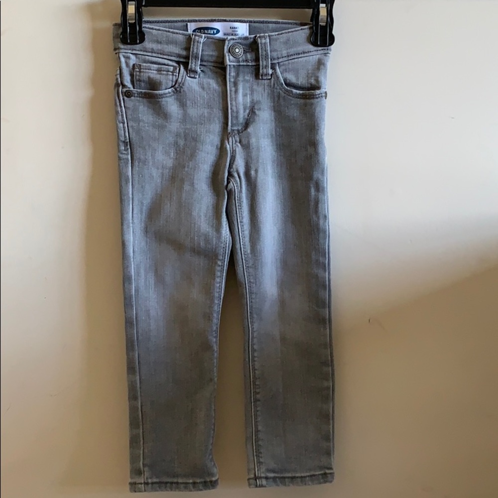 Toddler Boys Karate Skinny Grey Wash Jean